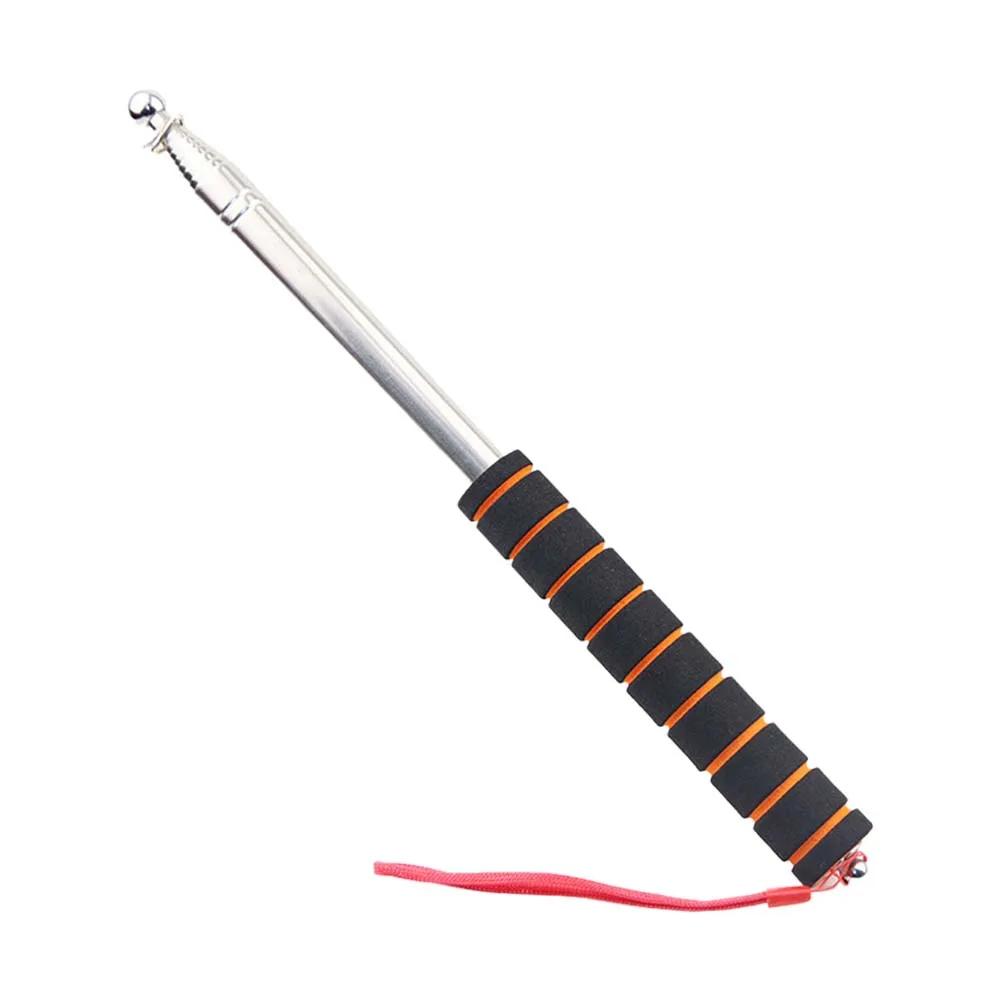 Guide Flagpole 2.5m Telescopic Flagpole Stainless Steel Flagpole Teaching Whip Outdoor Flagpole