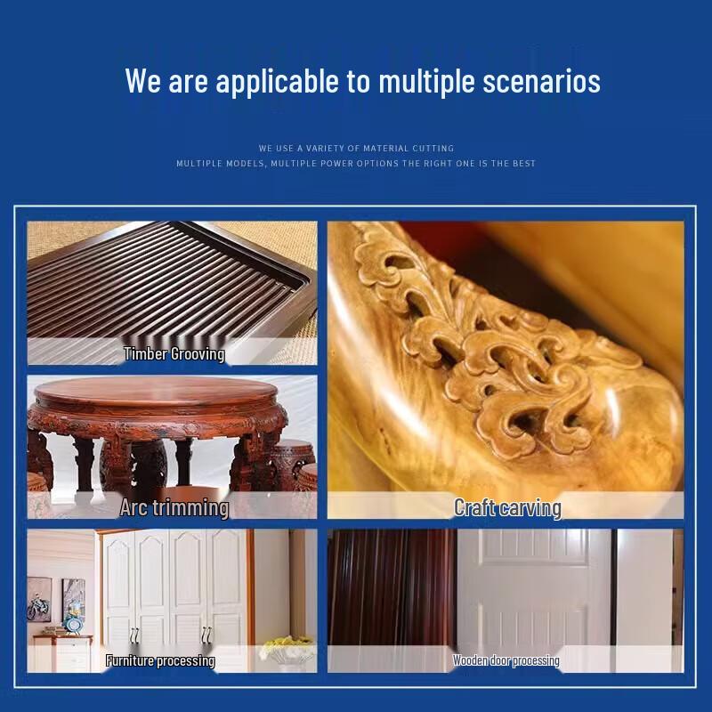 Fresatrice & Rifinitrice per Legno Dongcheng Spina CN (adattatore incluso)