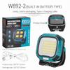 LED Camping Flashlight Portable Floodlight Type-C Rechargeable Cordless Emergency Light Camping Torch for Camping Hiking
