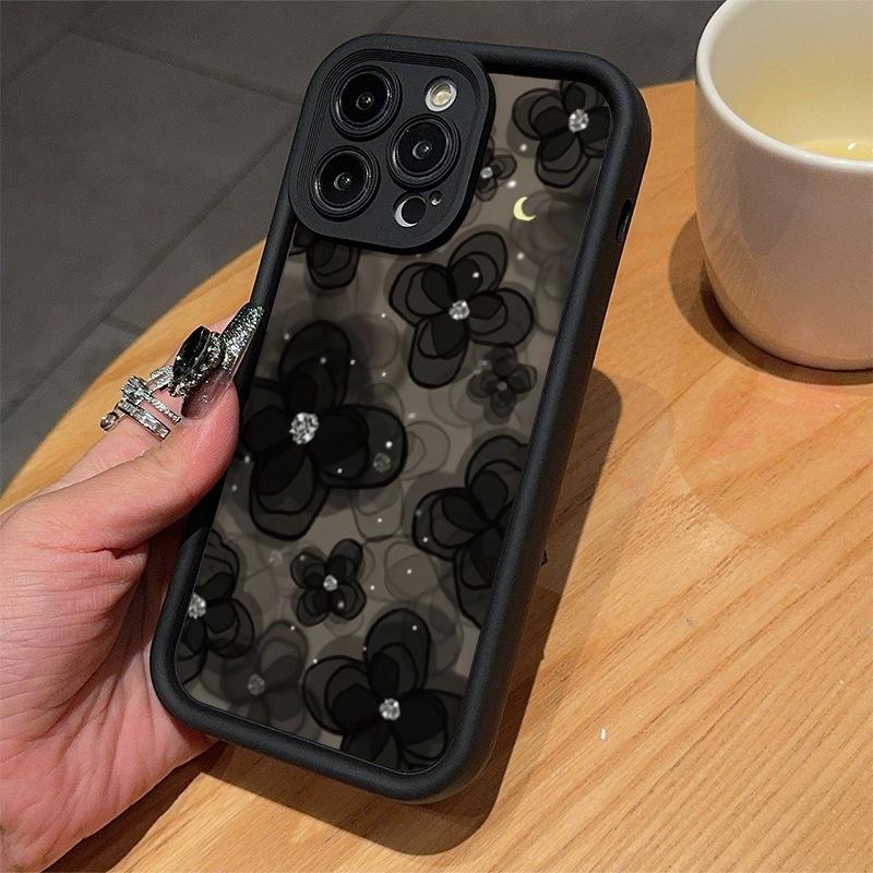 Camellia for iPhone13 Apple 14promax Mobile Phone Case 12 Creative 11 Personality 15plus Soft Case 16