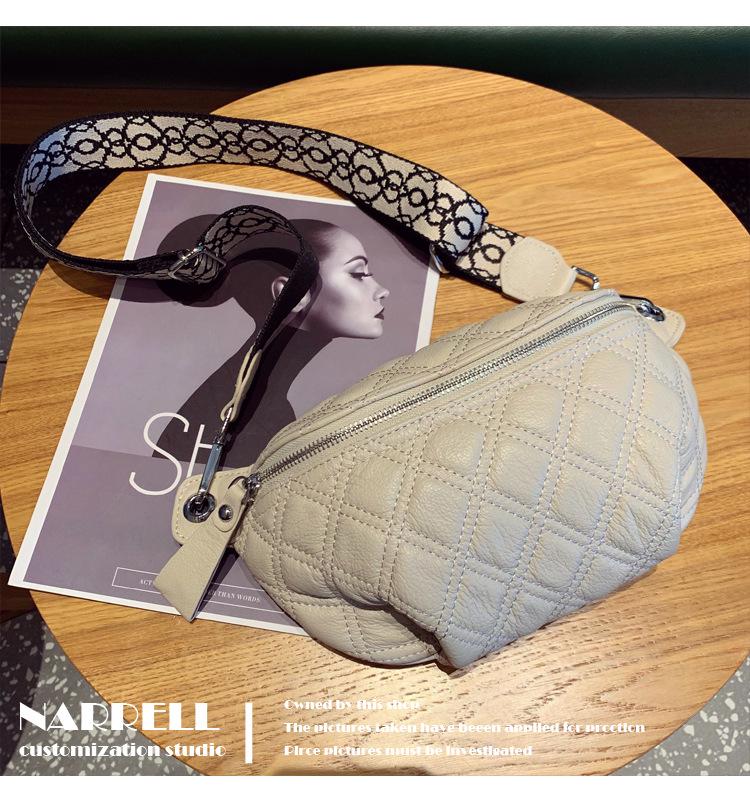 Damen 2025 Sattel-Brusttasche aus Rindsleder - Vielseitige Lässige Crossbody- und Hüfttasche im High-End-Stil