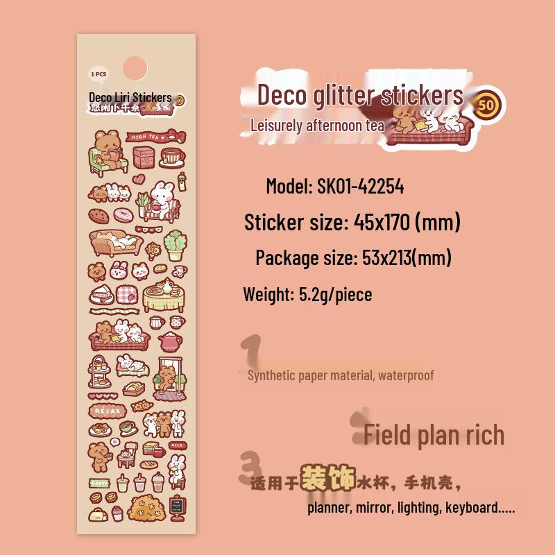 Muzili Deco Dot Stickers - Little Nose Ga - M5 Journal Decoration