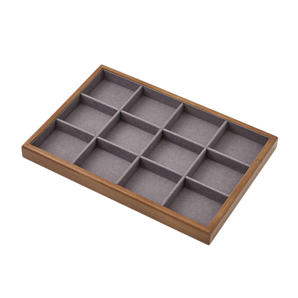 Schmuck aus Holz Holzaccessoire Accessoires Kleinteilehalter Be&U Tablett, Aufbewahrung, Halskette, Armbänder, Ohrringe, Ringe, Auslage, Uhren, Halter, (12