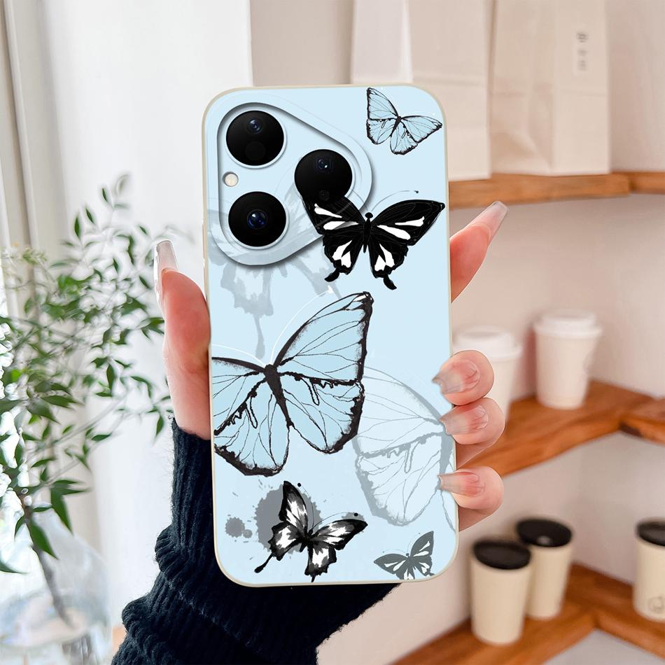 For Huawei Pura 80 Pro Plus Ultra 5G Phone Case Simple Design Cute Shell For Huawei Pura80 Full Protection Shockproof Soft Funda