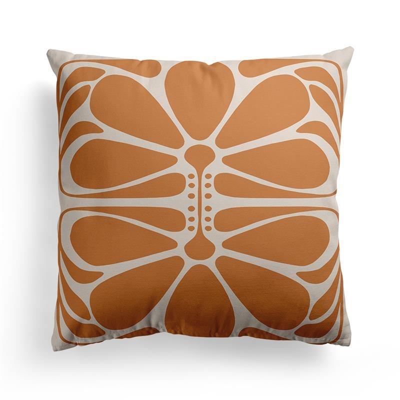 Orange Geometric Sofa Throw Pillow Cover Dormitory Decoration Office Living Room Home Pillow Cover