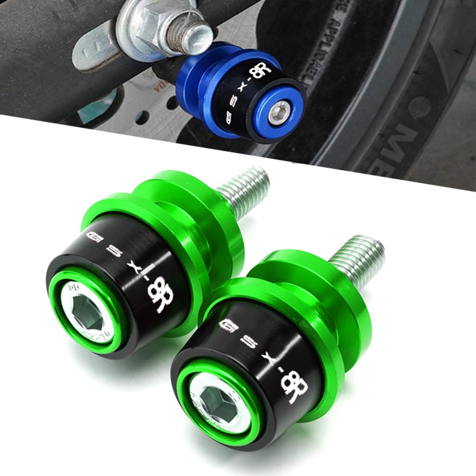 

FOR GSX-8R gsx8r 2025 2024 Accessories Swing Arm Slider Swing зелёный