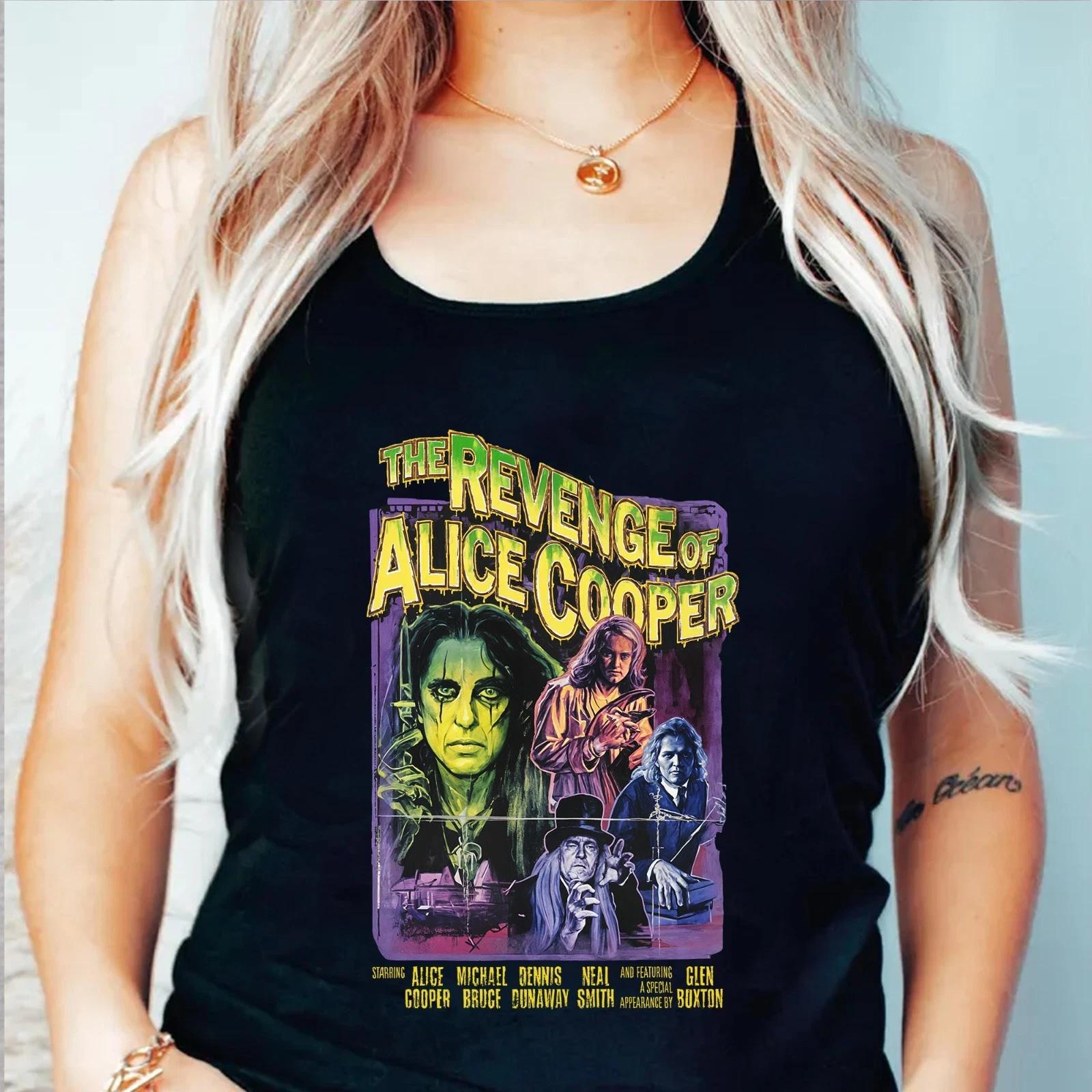 Retro The Revenge of Alice Cooper Tank Tops, Alice Cooper Rock Fans Unisex Tanks 2XL