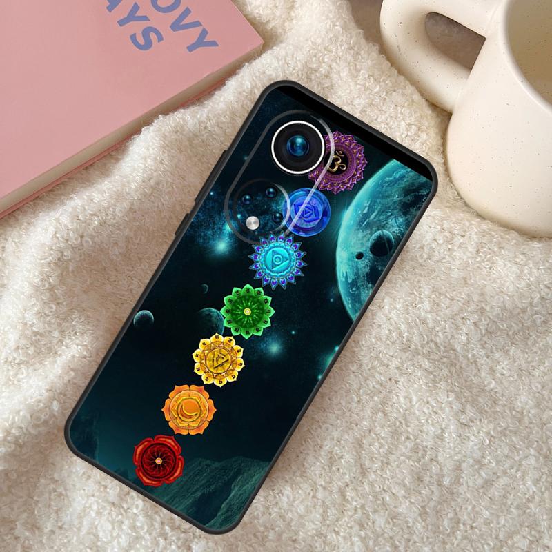 The Mandala Chakra Insist Yoga Case For Honor X9c X8a X8b X9b X9a X8 X9 50 70 90 Lite Honor 200 Lite Magic 5 6 7 Pro Coque