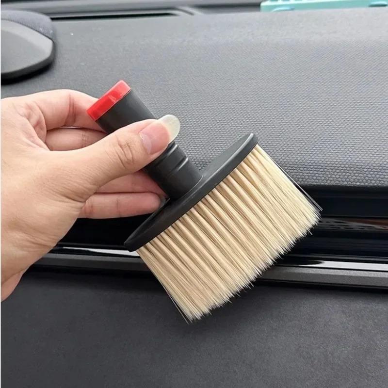 Car Wheel Tire Rim Cleaning Brush Portable Plush Car Wheel Hub Brush Washing Tool Car Detailing Care Dust Removal Brush Tools