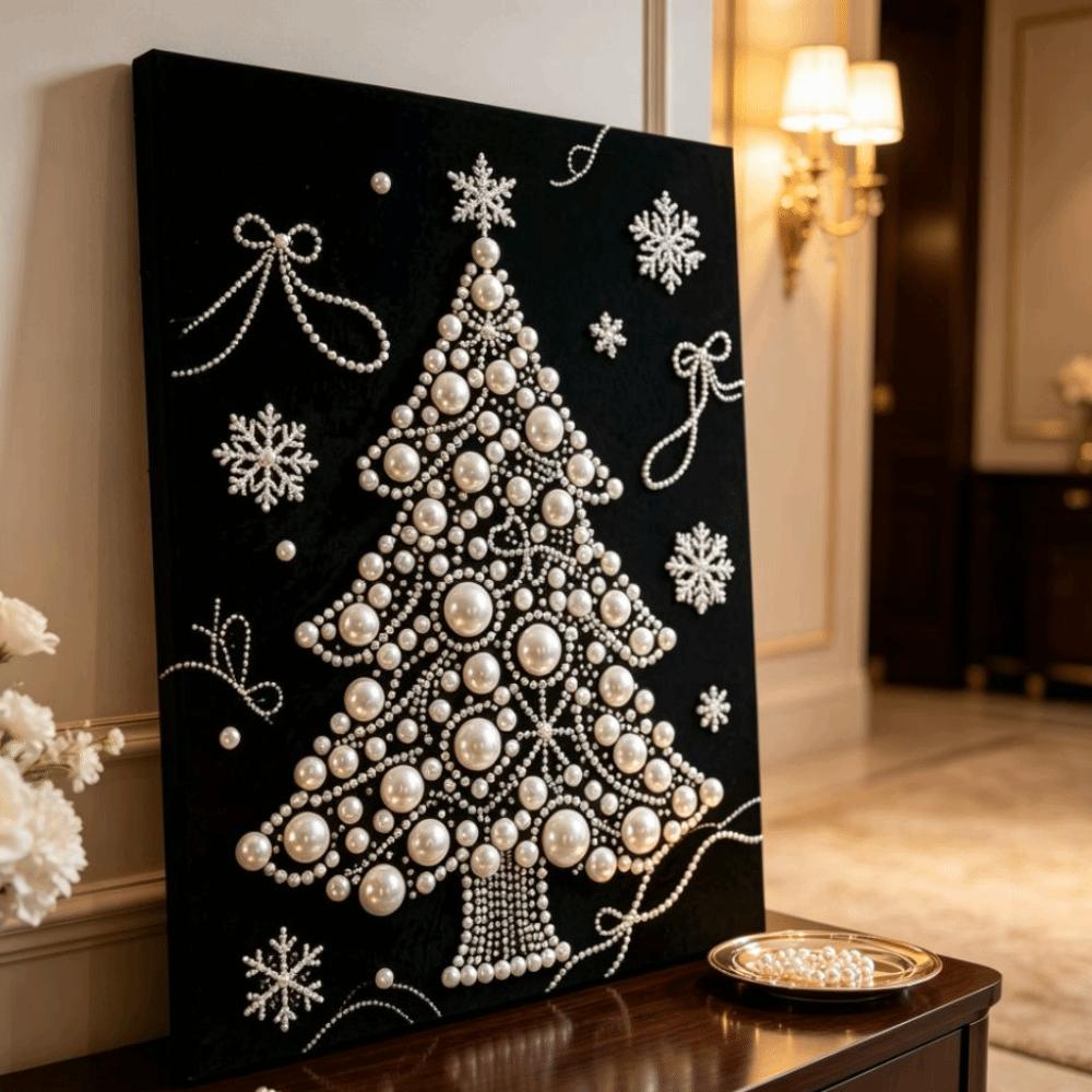 3D Pearl Painting Kit Sparkling DIY Pearl Painting Kit DIY Floral DIY Painting Art Kit  Room Decor