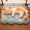 Non-Slip Cat  Area Rug 2D Cartoon Carpet Soft Home Decor Carpet  Living Rooms