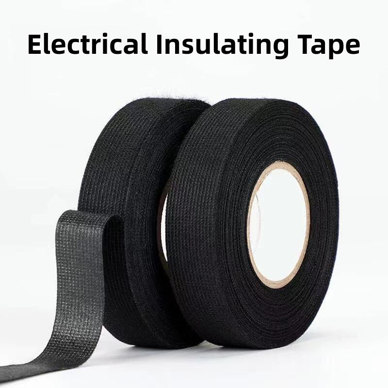 Electrical Insulating Tape Heat Resistant Harness Tape 19/30/38/50MM Car Cable Harness Wiring Loom Protection Waterproof Tape