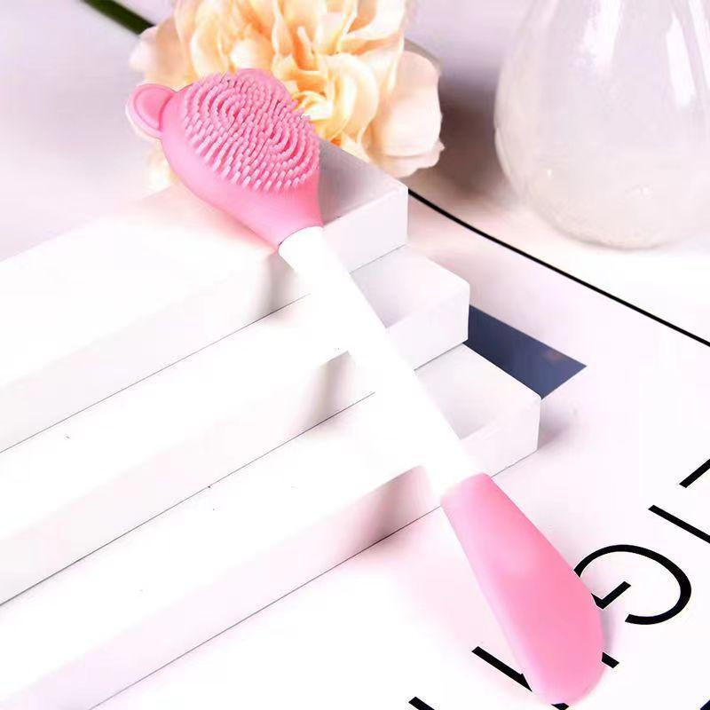 Silicone Double-Head Facial Cleanser & Massage Brush