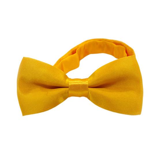 Bow Ties for Boys Solid Color Pre-tied Kids Bow Ties Adjustable Neck Bowtie for Graduation Wedding Party School Casual