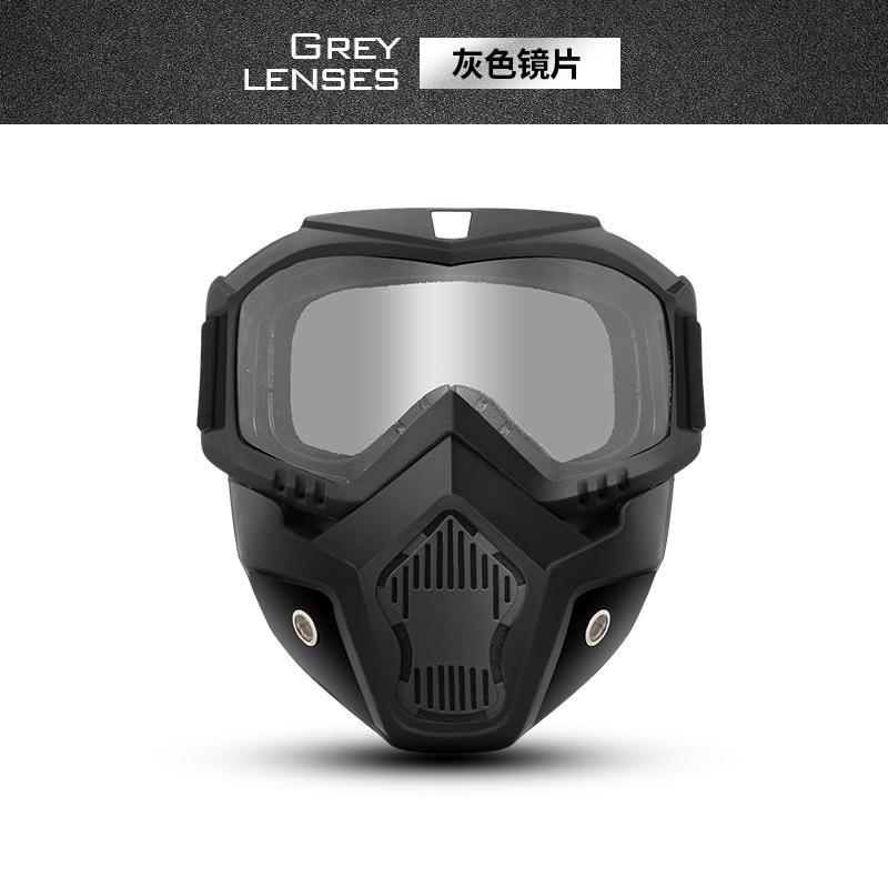 

Dustproof Motocross Glasses Adjustable Motorcycle Goggles Breathable Full Face Protective Motorbike Dirt Bike Off-road Mask