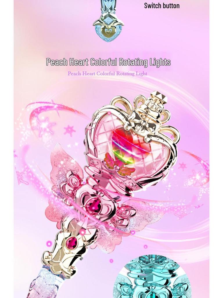 Enchanted Fairy Wand: Dreamy Luminous Scepter for Girls - Elsa Princess Lightsaber
