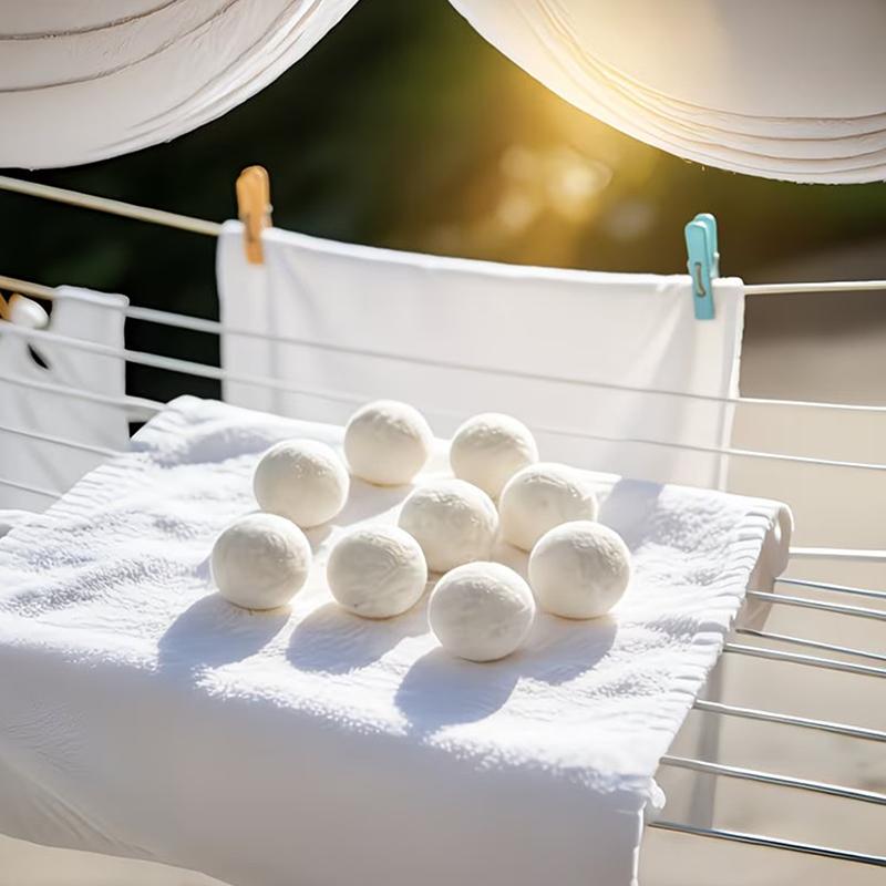 Wool Laundry Dryer Ball Reusable Laundry Ball Fabric Softener Ball Reduce Wrinkle And Static Cleaning Supplies