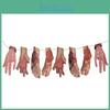 Scary Halloween Fake Body Parts Garland For Ultimate Party Decorations