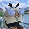 Scooter Removable Easy To Install Angel Devil Wings Stickers Motorcycle Motorbike Helmet Decoration
