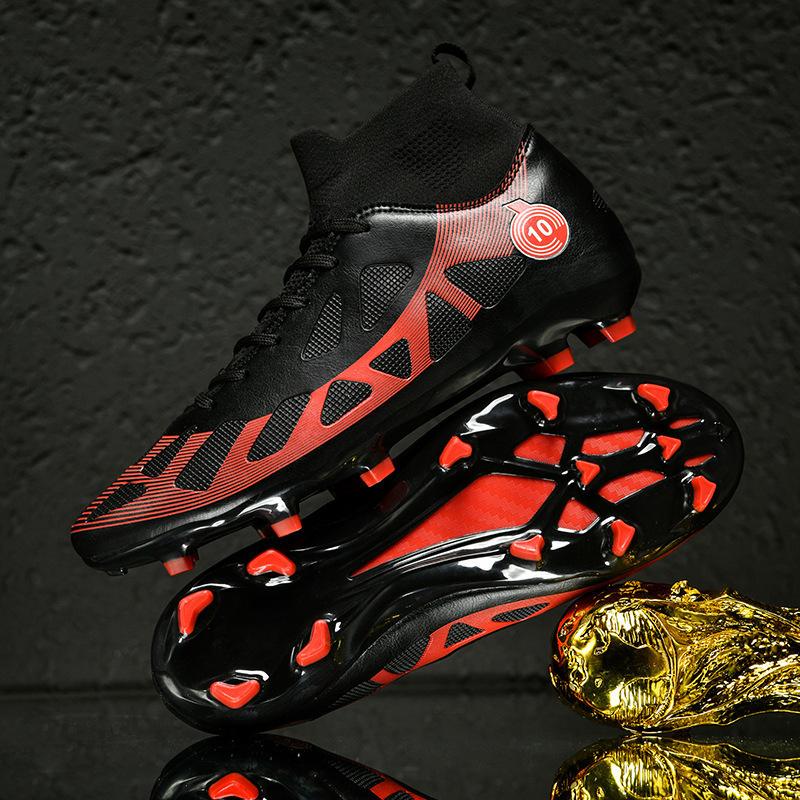Sneakers World Cup Training Big Kids Competition DingTalk 2025 Long Broken Women's Lawn Soccer Shoes Men's High Top