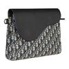 Dior Sattel Abnehmbarer Riemen Logo Baumwolle Und Leder Clutch Unisex Clutch Beige Schwarz 2ADCA540YKS-H27E
