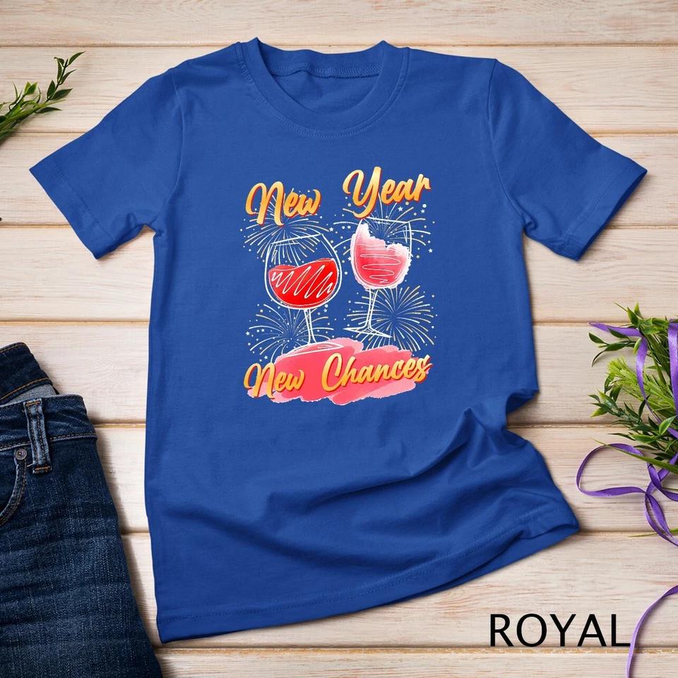 Womens Fireworks NEW YEAR NEW CHANCES New Year s Eve Firecracker Unisex T-shirt 9 S