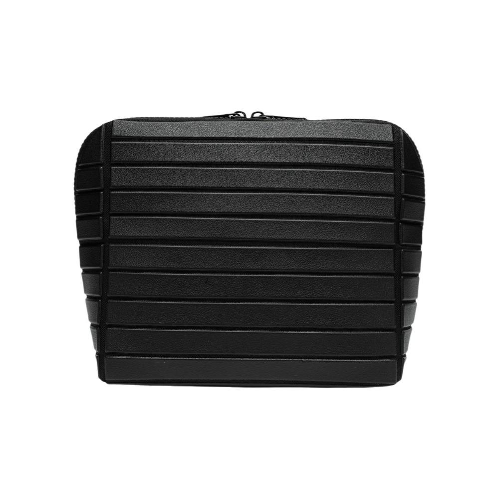 

Large Capacity Travel Makeup Bag Adjustable Dividers 27 Pockets Cosmetic Bag Practical Portable Makeup Organizer for Women чёрный