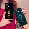 Sun Moon Mobile Cell Phone Case for OPPO Reno 14 13 12 11 10 9 8 7 6 5 F T Pro 5G Colorful Printing Cover Luxury Pretty Cover