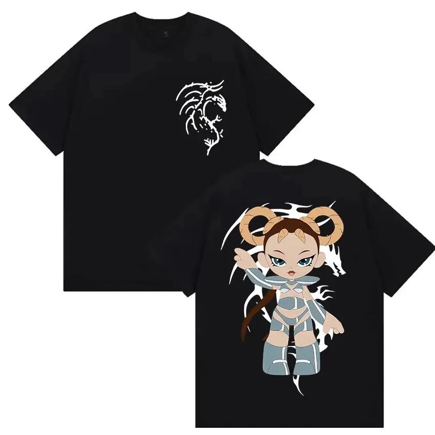 

2025 Singer Lola Tour IndigoMerch Graphic T-shirt Men Women Retro Fashion Harajuku T Shirts Tops Short Sleeve Tees 4XL