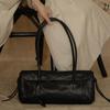 High-end One-shoulder Underarm Bag Large-capacity Black French Stick Women's 2026 Early Niche Handbag