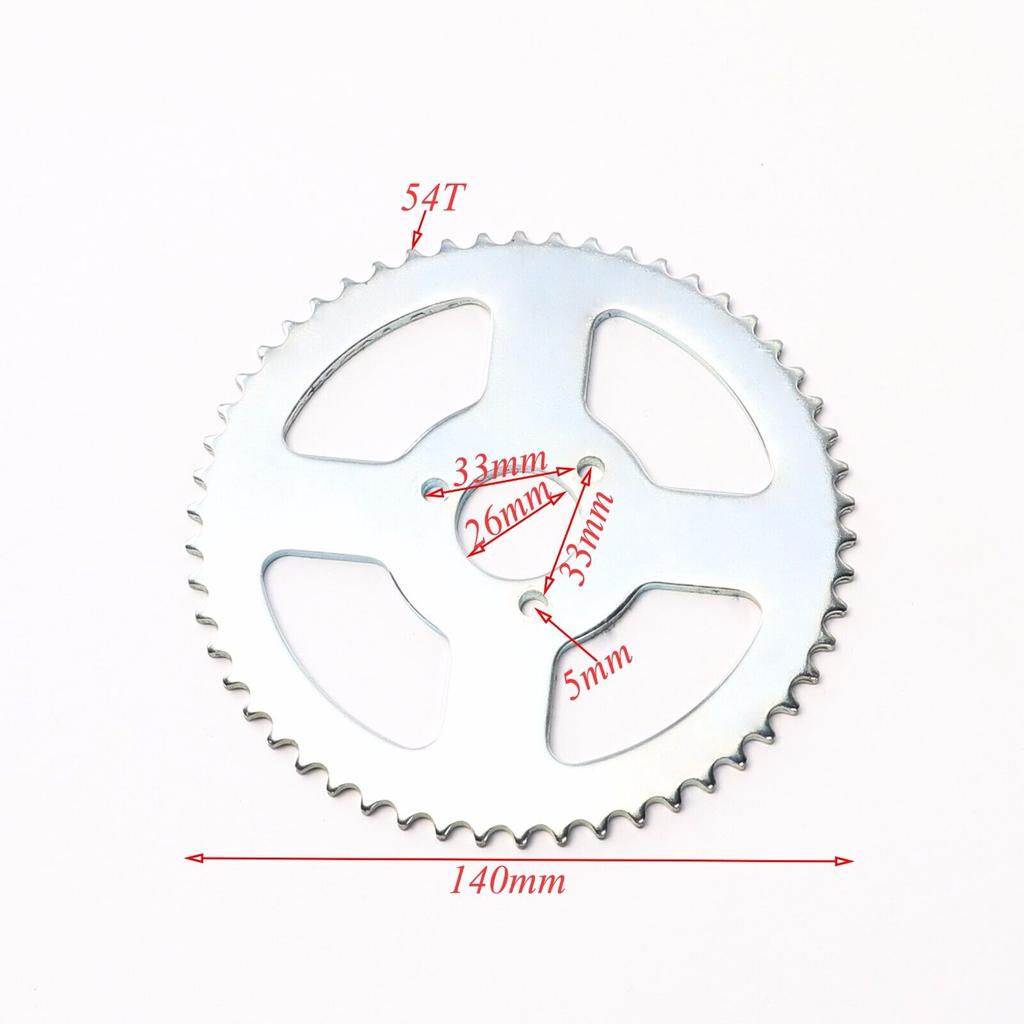 420/428 37T/41T/54T/65T Rear Back Chain Sprocket for Motocross ATV Quad 4Wheeler Quad Pit Dirt Bike Motorcycle Modified Parts