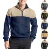 Color Block Half Zip Pullover Outdoor Casual Sweatshirt (2026 Bestseller)