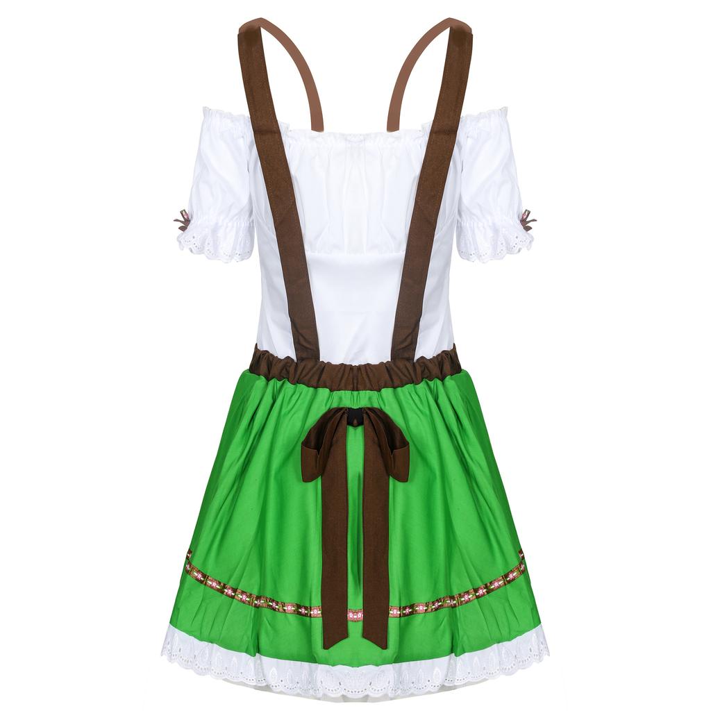 Germany Bavarian October Festival Beer Dress, Game Uniform Copay Clothing Women's Oktoberfest Clothing