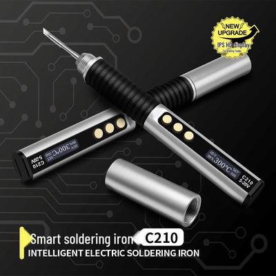 Smart Electric Soldering Iron C210: Portable Constant Temperature Soldering Station with Low Voltage 5-20V T-C Interface.