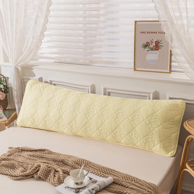 120/150/180 cm Jednostranný prošívaný dlouhý povlak na polštář Kreslený tištěný krásný dekorativní tělový povlak na polštář pro domácí hotel