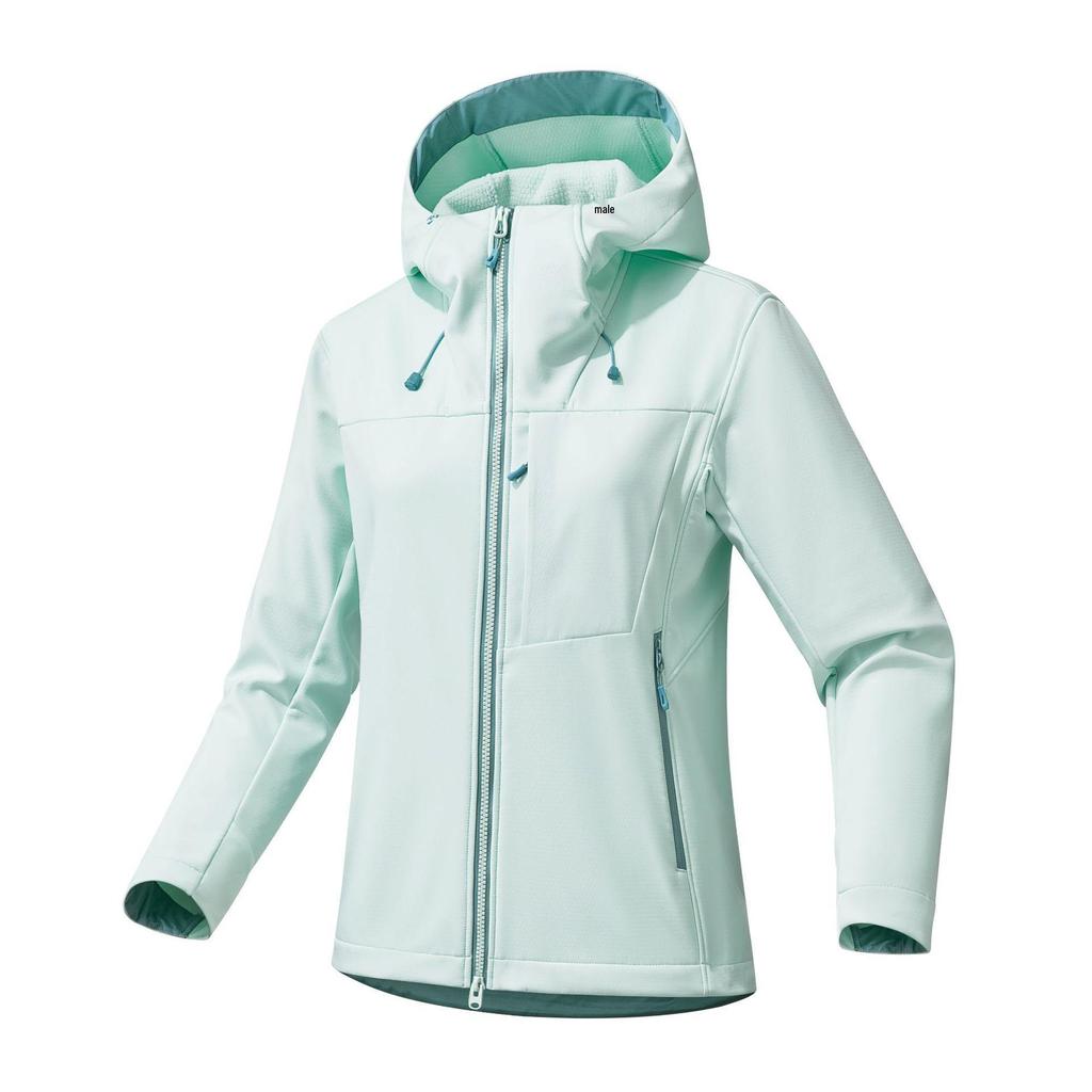 Damska Wiatroodporna Wodoodporna Kurtka Softshell - Oddychająca Odzież Sportowa Outdoorowa i Codzienna