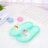 Cartoon Crystal Non-Slip Summer Slippers for Women & Children - Wear-Resistant Indoor/Outdoor Fashion Flip-Flops