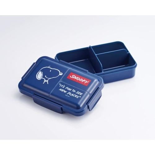 Skater Lunch Box Snoopy Navy 850ml Antibacterial Integrated Packing 4 Point Lock Fluffy Men's PALT9AG-A