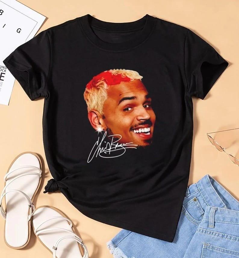 

Chris Brown Breezy T-shirt Bootleg Tour Tees Vintage Chris Brown Rap Shirt Unisex T-Shirt M