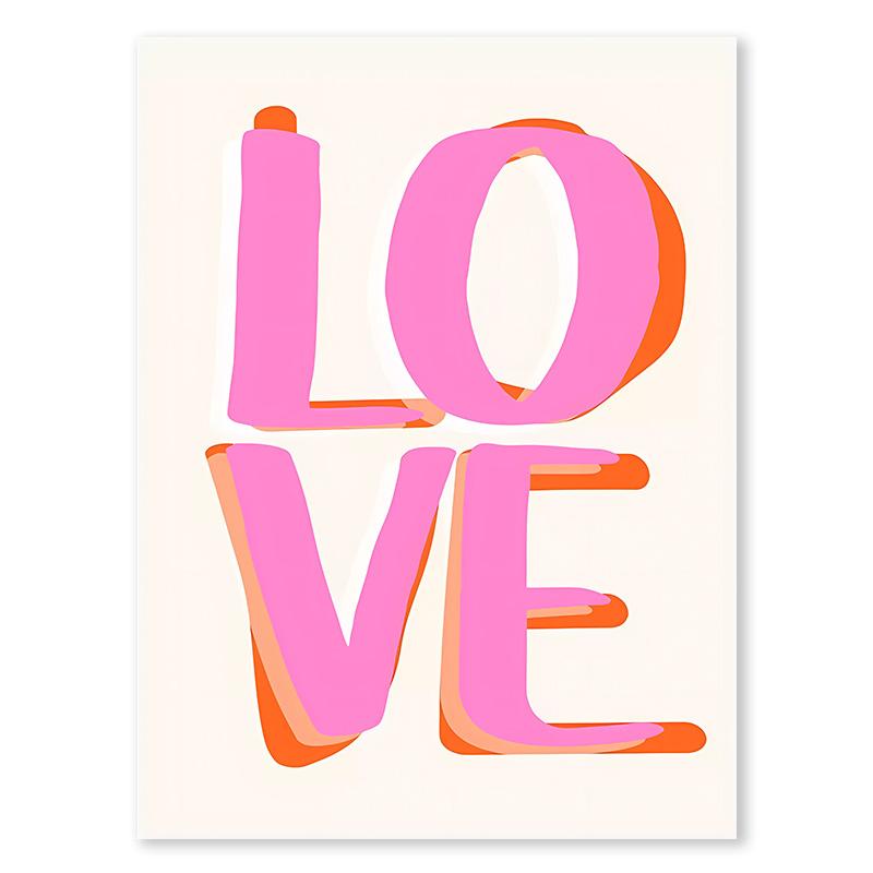 Nordic Positive Vibes Girls Pink Inspirational Quote Posters Printed Picture Abstract Canvas Painting Wall Art for Home Decor