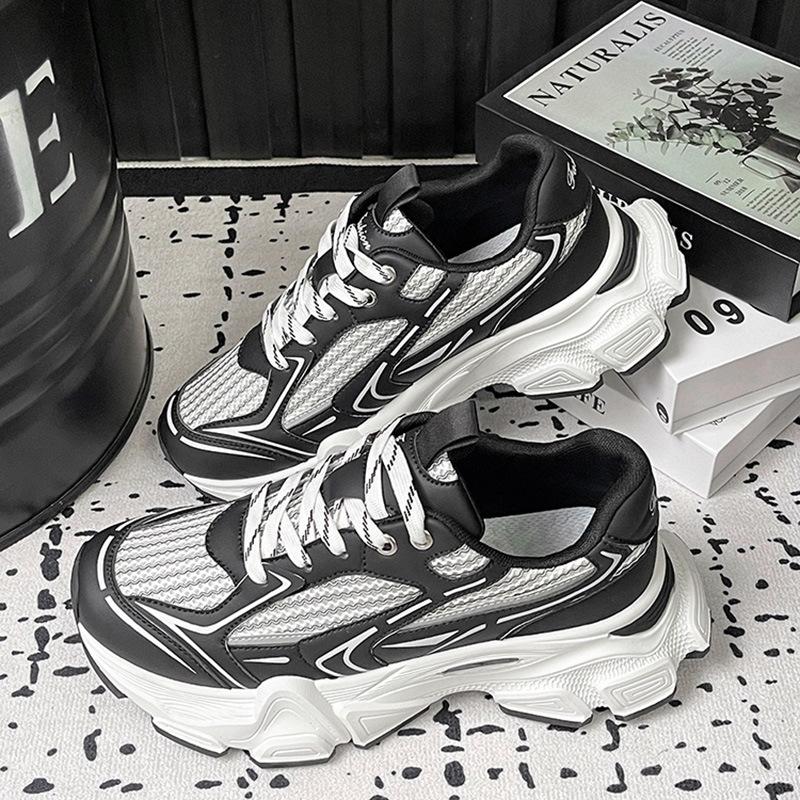 Plateauschuhe für Herren, Outdoor-Laufschuhe, lässige und vielseitige Herrenschuhe, atmungsaktive Laufschuhe