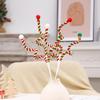 Candy Cane Christmas Tree Decorations Twisted Vase Filler Candy Picks For Christmas Tree For Indoor Outdoor Home Table Fireplace