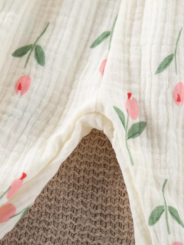 Mono de algodón con capucha para recién nacido: Mono de Verano Adorable con Broches en la Entrepierna para Bebés