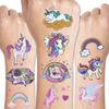 Wholesale 14 Sheets Glittering Stickers Decoration, Tattoo for Temporary Personalized Tattoos for Unicorn Children Kids