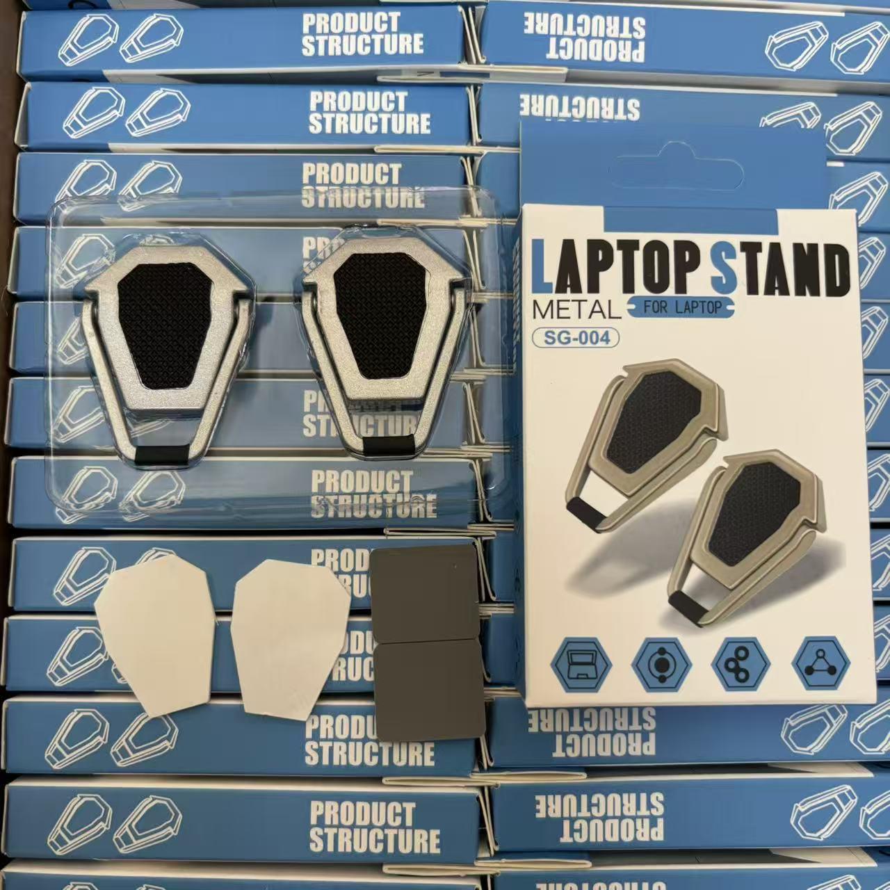 

Invisible Shield Laptop Stand: Compact Zinc Alloy Foldable Riser