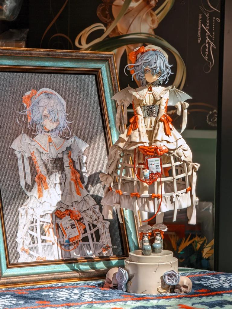 In Stock27cm Project Remilia Scarlet Scale Model Model Playthings Collection Desktop Decoration Ornament Toys Gifts