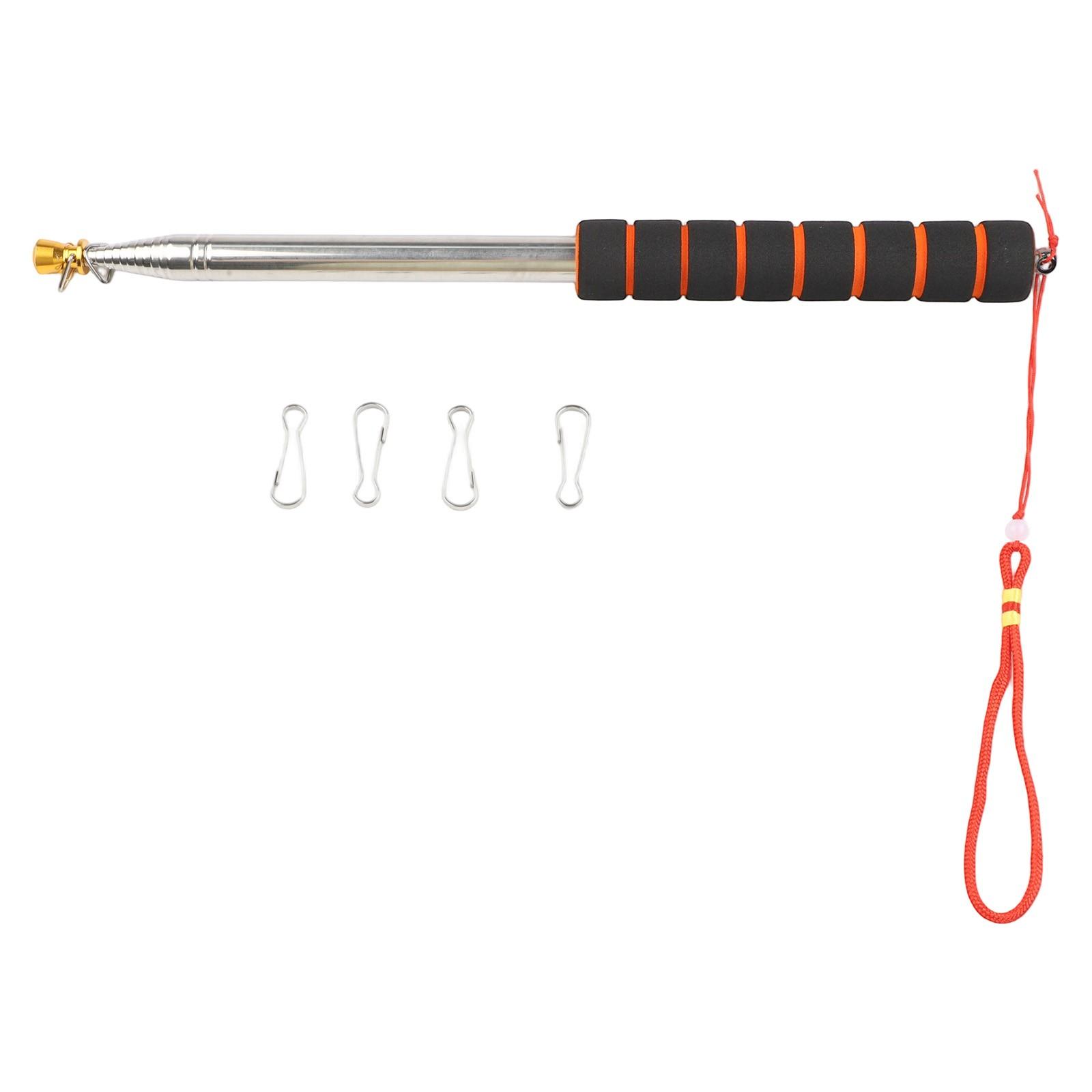 3 Meters Flagpole Telescopic Handheld Flagpole Easy To Carry