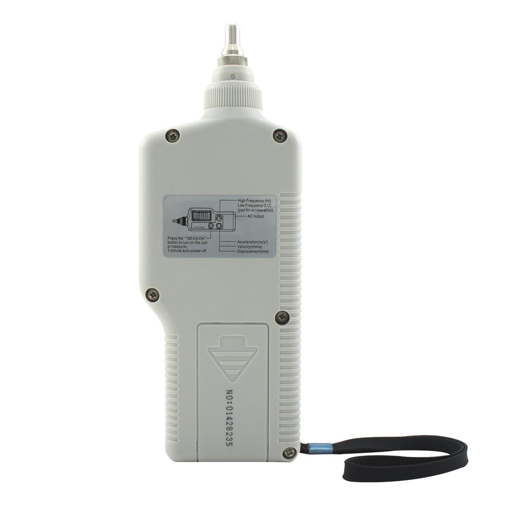 SMART SENSOR AS63A Digitales Vibrationsmessgerät mit LCD-Bildschirm, Vibrationsanalysator, Tester, AC-Ausgang
