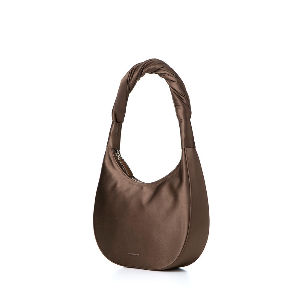 Latelee Studio Pretzel Bag/Silk Brown