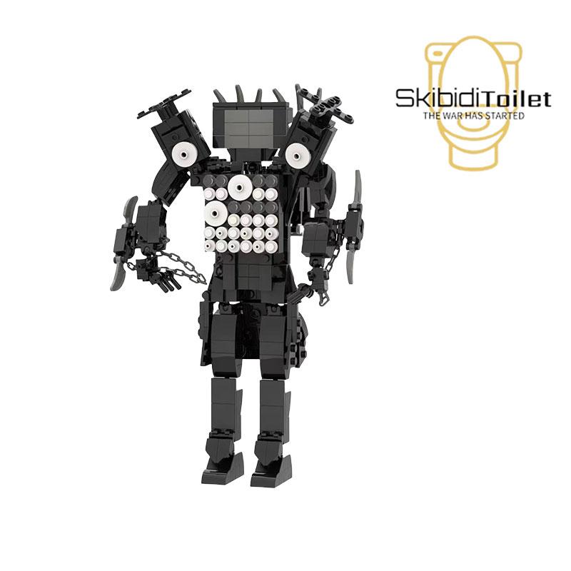 Tv Toilet Skibidi Man Building Blocks Diy Puzzle Toys Home Decor Gifts Birthday